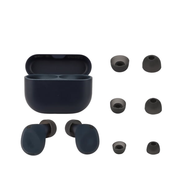 Silicone Ear Tips Compatible with Jabra Elite 8 Active, Anti-Slip Earbud Covers Replacement Ear Caps, Bluetooth Headset Accessories, 3 Pairs (S/M/L)