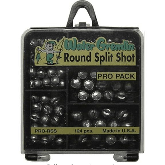 Water Gremlin Company PRO-RSS Round Split-Shot Pro Pk 124Pc