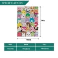 thumbnail image 3 of Squishmallow -bandera de jardín temática. Regalo perfecto para fans, amigos y familiares, ideal para actividades al aire libre y decoración de fiestas.28CM*45CM, 3 of 5