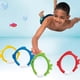 thumbnail image 2 of Anillos de buceo para piscina infantil: juego de 4 juguetes de natación con forma de pez para juegos submarinos, 2 of 4