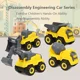 thumbnail image 2 of DIY Skid Disassembly 4 Mixed (dump Truck, Mixer Truck, Excavator, Bulldozer) Gong Bohan unisex, 2 of 2