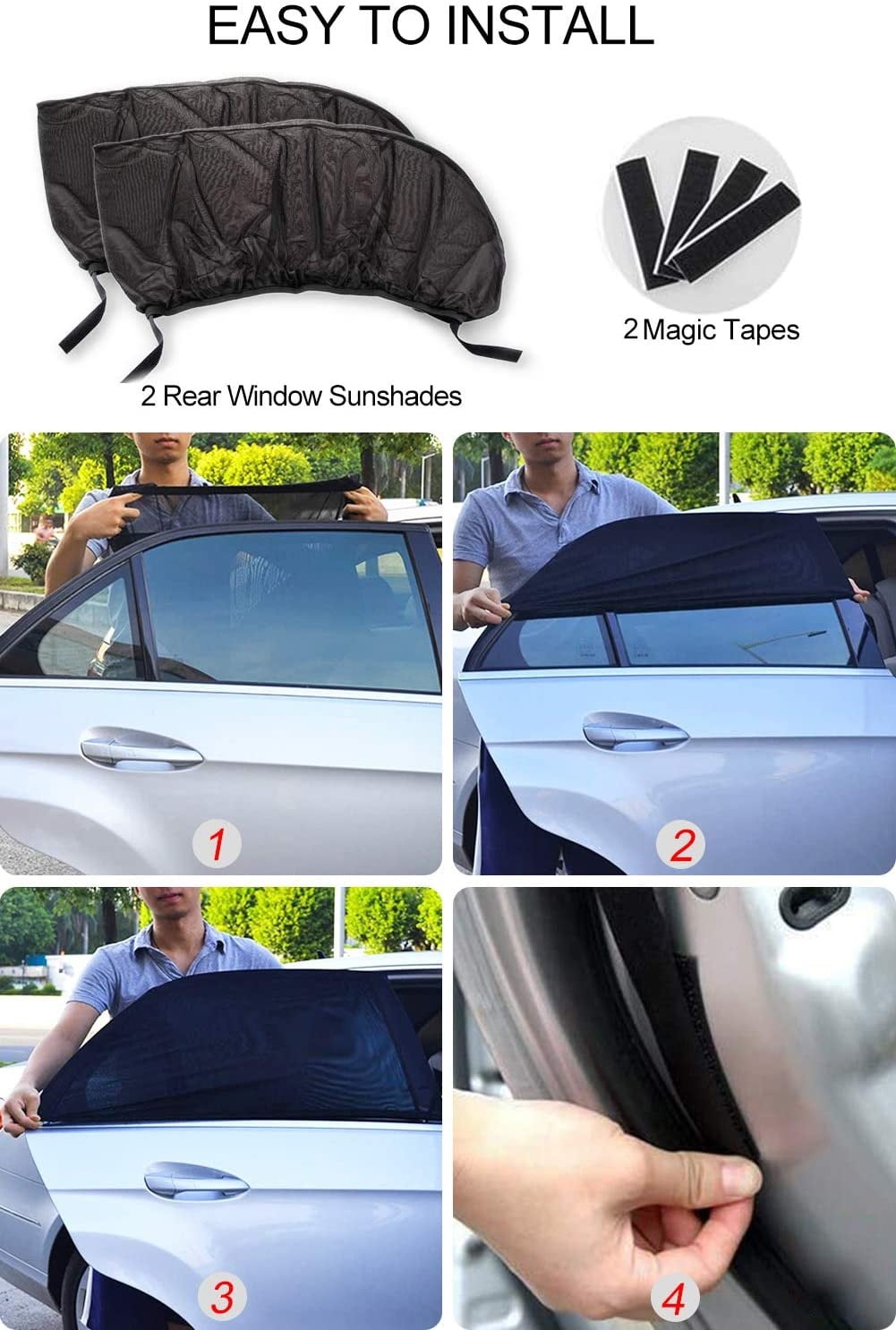 Car Window Shade Baby ,Car Sun Shade,Cling Sunshade for Side and Rear