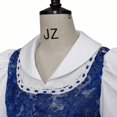 thumbnail image 5 of Women's Princess Dress Blue Sequined Maid Dress, 5 of 7