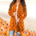 thumbnail image 1 of Women's Fashion Casual Halloween Printed Long Sleeve Mid-Length Cardigan Jacket, 1 of 6