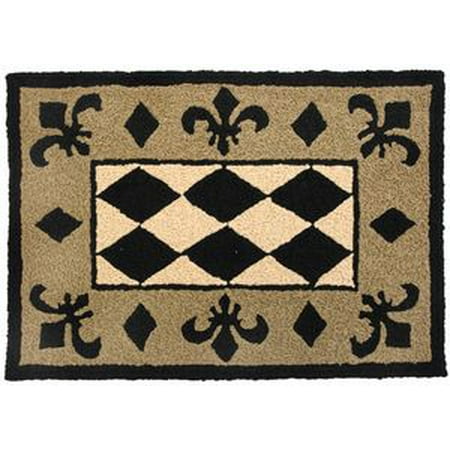 Fleur De Lis Harlequin Rug By Jellybean Jby006a Walmart Com