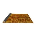 thumbnail image 2 of Ahgly Company Indoor Square Abstract Yellow Modern Area Rugs, 8' Square, 2 of 4