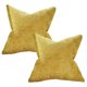 thumbnail image 1 of Paquete de 2 fundas de almohada beige de 18 x 18 pulgadas, fundas de cojín de chenilla suave para sofá, fundas de cojín de color sólido, decoración del hogar para sofá de primavera, sala de estar, 1 of 5