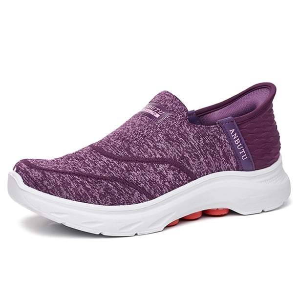 Zapatillas de deporte de punto Zapatillas de deporte de malla transpirable Zapatos casuales para caminar Zapatos de primavera y verano
