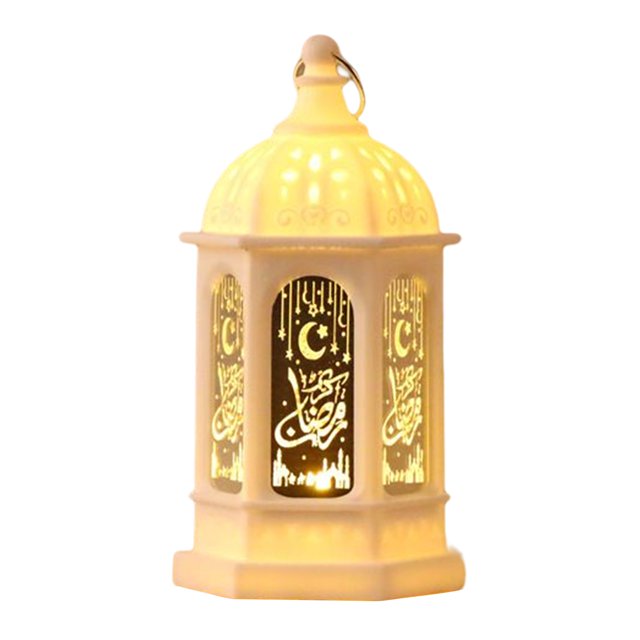 Retro Ramadan Lantern Festival Decor LED Lámparas de escritorio de vacaciones para la mesa del patio del hogar JShteea El nuevo