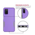 thumbnail image 2 of Samsung Galaxy A03S Case ,Sturdy Phone Case for Galaxy A03S 2021 5G 6.5 inch ,Tekcoo Shockproof Protection Heavy Duty Armor Hard Plastic & Rubber Rugged Bumper 2-in-1 Case Cover -Purple, 2 of 7