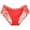 Red, variant on Panties for Women,Mid Waist Lace Underwear Breathable Stretchy Soft Briefs Comfortable Ladies Panties,Womens Underwear,Red,One Size
