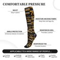 thumbnail image 2 of Sikiie Yellow Excavator 1 Pairs Compression Socks for Men and Women 15-20 mmHg Running Support Socks, 2 of 7