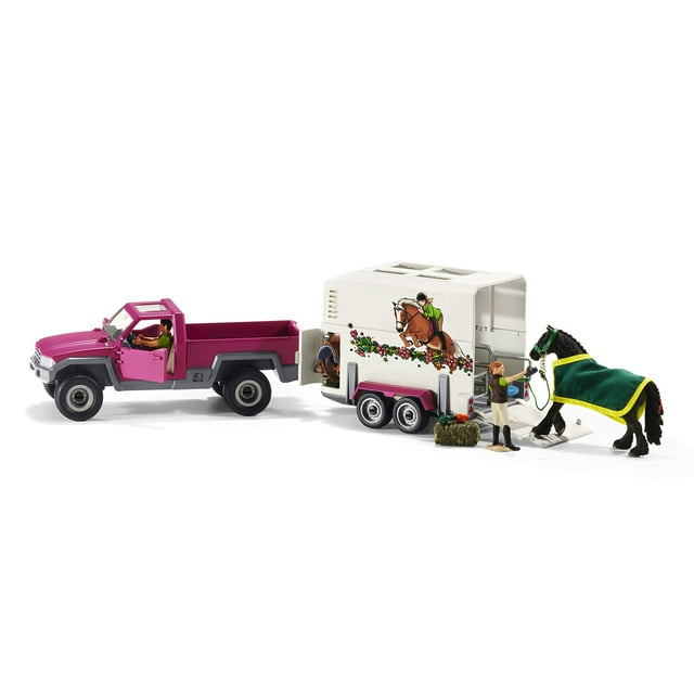 Playset Schleich Horse Club de 15 piezas con caja para recoger caballos