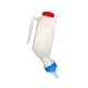 thumbnail image 2 of Biberón de silicona para animales de granja, biberón portátil para leche de cabra para lactancia. 500 ml de 12 cm, 2 of 9