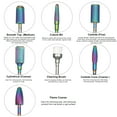 thumbnail image 3 of Juego de 7 Uds de brocas para uñas, juego de brocas para manicura y pedicur Labymos  estándar, 3 of 7