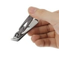 thumbnail image 2 of Unique Bargains 1 Set Hollow Shape Nail Clippers Toenail Clippers Gray, 2 of 7