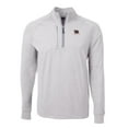 thumbnail image 2 of Men's Cutter & Buck  Heather Gray South Carolina Gamecocks Vault Adapt Eco Knit Heathered Recycled Raglan Quarter-Zip, 2 of 3