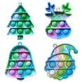 thumbnail image 4 of De Juguetes De Burbujas De Empuje Para Navidad Y Halloween, Juguetes De Descompresión Sensorial De Silicona, Juguetes Para Autismo, Juegos Familiares Y Entretenimiento 4 Uds Sweethay AP008183-02, 4 of 6