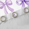 thumbnail image 4 of Feelyou Teens Princess Bow-tie Blackout Curtains Set of 2 (52x84 Each), Purple Cartoon Ribbon Window Curtains, Fairy Tale Curtains and Drapes, Blackout Curtains Bedroom Decor, 4 of 6