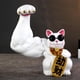 thumbnail image 3 of Figura de gato de la suerte con brazo musculoso chino, Feng Shui, gato agitando un brazo enorme, saludo de la suerte robo blanco, 3 of 8