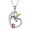 Sterling Silver Unicorn6, variant on AOBOCO Gifts for Her, Unicorn Necklace for Sterling Silver Unicorn Necklace with Gradient Crystal Unicorn Gifts Unicorn Jewelry Gifts for Daughter Sisters Niece