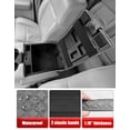 thumbnail image 3 of KBH Center Console Cover for 2004-2010 Ford F150 with 40/20/40 Split Bench Jump Seat, Leather Interior Trim Armrest Cover Cushion Pad for F150 Accessories, Gray, 3 of 8