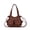 Chestnut Brown, variant on PU Leather Purses and Handbags for Women Multi-Pocket Crossbody Bag with Adjustable Straps