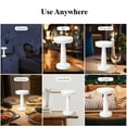 thumbnail image 7 of Bell and Howell Lexington Table Lamp 2 Pack Small Cordless Touch LED Rechargeable Lamp for Bedside Desk Nightstand White, 7 of 7