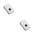 thumbnail image 2 of Speravity Estuche de cuero para llave de 3 botones para automóvil Protector de cubierta para llaves de vehículo Automóvil Blanco Caso 2piezas, 2 of 6