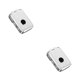 thumbnail image 4 of Estuche de cuero para llave de 3 botones Sidaley Protector de cubierta desmontable Blanco 2piezas, 4 of 6