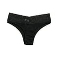 thumbnail image 4 of vigerkar Women's Sexy Panties Lace Knickers Panty Soft Briefs (Black, L), 4 of 4
