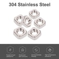 thumbnail image 3 of Square Nuts, 200 Pcs 304 Stainless Steel M3 Square Nuts Machine Screw Nuts Metric Coarse Nuts with Box, 3 of 5