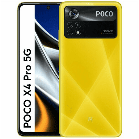 Xiaomi POCO X4 Pro 128GB/6GB RAM 5G International Version GSM Unlocked POCO Yellow
