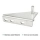 thumbnail image 4 of Inoxidable Acero Bisagra Congelador Puerta Bisagras Centro Columna Bisagra Izquierda Eje Diámetro 0.28-Pulgadas para Refrigerador con Tornillos Paquete de 2 Unique Bargains bisagras de puerta, 4 of 5
