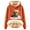 Orange, variant on Hoodies for Women Long Sleeve Highland Cattle Print Hooded Sweatshirts 2025 Casual Fall Fashion Pullover Sweaters Winter Clothes