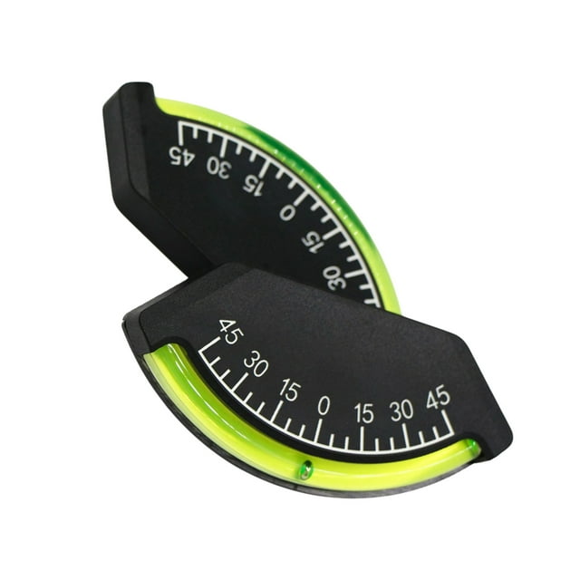 Maytalsory 2piece RV Level-Graduated Scale Stick On Leveling System Level : This RV Gauge Degrees Inclinometer Trailer
