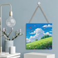 thumbnail image 5 of 12x12 Inch Wooden Hanging Sign, Sea Turtle Theme, Personalized Wooden Sign for Bedroom or Kitchen, Great Housewarming Gift, 5 of 8