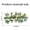KSG26B, variant on Potted Green Plant Shelf Wall Decals Green Botanical Tropical Succulent Wall Stickers for Living Room Kitchen Home Decor