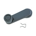 thumbnail image 3 of KarParts360 For Nissan 200SX 1995 1996 1997 1998 Window Handle Front, Driver OR Passenger Side | Single Piece | Gray Knob | Clip Window Crank Shaft Attachment | Replacement For 8076001G21, 80760JJ11C, 3 of 4