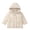 White, variant on Kids Thickened Hooded Puffer Jacket, Boys & Girls Warm Winter Coat with Thermal Insulation, Casual Outdoor Snowwear for Extreme Cold Weather Protection Black