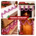 thumbnail image 7 of 10PACK 10Feet Christmas Bell Tinsel Garland,Sliver and Pink Metallic Tinsel Twist Garland Glittering Decoration for Christmas Tree Decor Wedding Summer Luau Birthday Party Indoor Hanging Home, 7 of 7