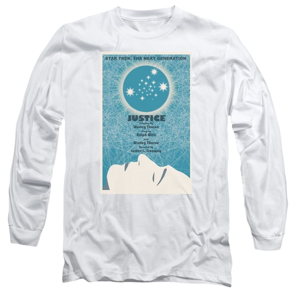 Star Trek Tng Season 1 Episode 8 Adult 18/1 T-Shirt White