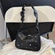 thumbnail image 5 of Bolso de cubo de PU para mujer, bolso de moda para mujer, bolso de mano, bolso de hombro (negro), 5 of 6