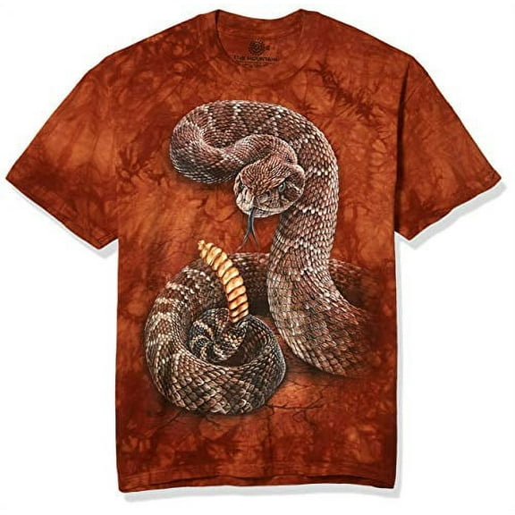 The Mountain Rattlesnake Adult T-Shirt, Rust, 2XL
