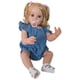thumbnail image 1 of Muñeca de silicona Material didáctico 3D Prop Muñeca pintada a mano para niños Regalos (Marrón) Likrtyny juguetes de los niños, 1 of 8