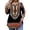 A88 Black, variant on Womens Summer Tops African Embroidered Print 3/4 Sleeve Top Oversized Comfortable Casual Blouses Ethnic Cultural Events Vintage Clothes L