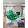 thumbnail image 2 of Hammock Chair Hanging Chair Swing Large Indoor with Anti-Slip Steel Spread Bar and Pocket-Max 500lbs-2 Cushions, Perfect for Bedroom,Outdoor,Patio, Porch,Backyard…, 2 of 6