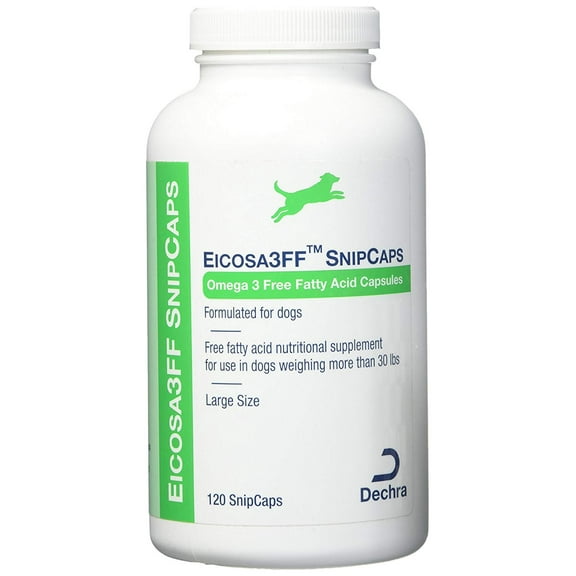 Dechra Eicosa3FF SnipCaps for Large Dogs over 30 lbs 120 Count