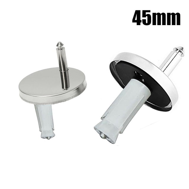 2X Toilet Seat Hinges Top Close Soft Release Quick Fitting Heavy Duty Hinge Home