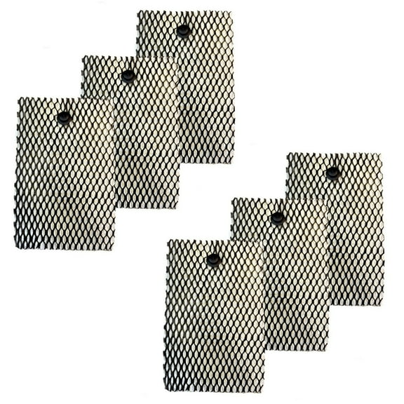 HQRP Filter 6-pack for Bionaire H100-6-3, H100-6, H100-3-5, BWF100CS, HWF100UCS, CB2002, Cool Mist Filter G Humidifier